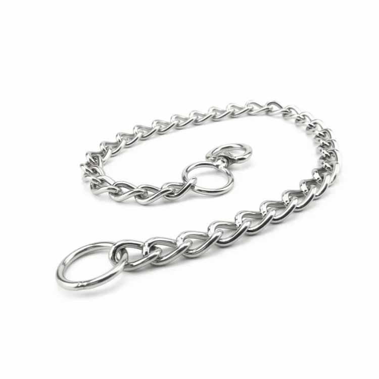 ドッグ いぬ イヌ 犬 首輪 ステンレス チェーン 引っ張り しつけ用ペット ペットグッズ 犬用品 首輪 胴輪 リード 首輪