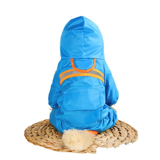 レインウェア 犬服 犬 ペットレインコート/雨具 反射テープ付き ドッグウェア 散歩 旅行 お出かけ 犬の服 ペット用品 レイングッズ 梅雨対策 梅雨