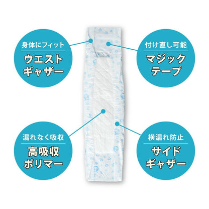 <a href="https://www.qoo10.jp/gmkt.inc/Search/brand.aspx?brandno=134820" target="_blank" class="title_brand" id="btn_brand" title="リコメン堂">リコメン堂</a>犬 おむつ ペット 男の子 抗菌 消臭 S M L XL 4サイズ 7層構造 超吸収 漏れない 防臭 120枚 100枚 大容量 マナー ベルト パンツ しつけ マーキング防止 介護 超小型犬 小型犬
