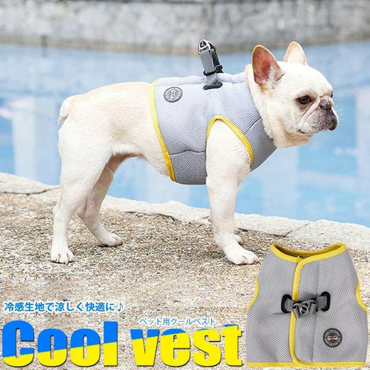 新商品プロモーション，数量限定 犬 ハーネス クール 冷却 冷感 ペット 服 胴輪 ドッグ メッシュ犬 ハーネス