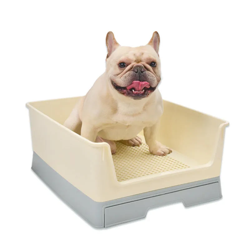 犬 トイレトレー ワイド トレーニング犬トイレ トイレ容器 トイレ本体 室内トイレ 立体柱付き 引き出しの設計 小型 飛び散り 防止 足上げ ゴールデンレトリバー 介護 老犬 トイレ犬 しつけ お掃除