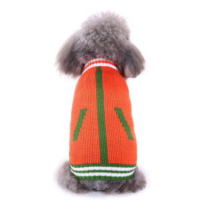 2023年新作入荷　ペット服 犬　服　Tシャツ ドッグウェアペットの服セーターハイネック犬の服セータークリスマス雪花の犬のセーター秋冬
