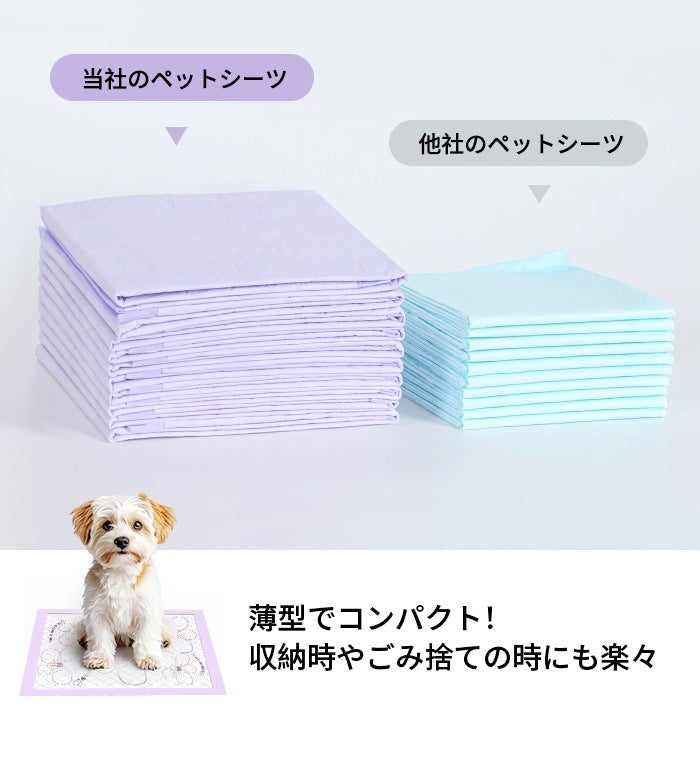 <a href="https://www.qoo10.jp/gmkt.inc/Search/brand.aspx?brandno=109151" target="_blank" class="title_brand" id="btn_brand" title="Honeycare">Honeycare</a>ペットシーツ 薄型 うす型 横漏れ防止 ペットシート犬猫 サイズ選択可 レギュラー400枚 ワイド200枚 スーパーワイド100枚