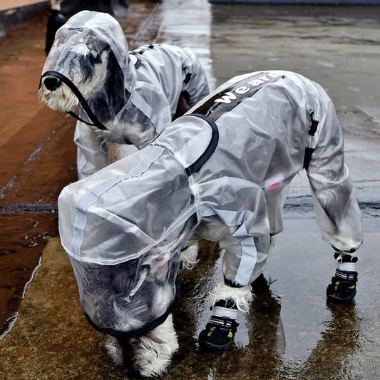 犬用 レインコート ポンチョ 着せやすい ドッグウェア 柴犬 ブラック ホワイト 雨具 カッパ 透明 フード付 小型 中型 大型