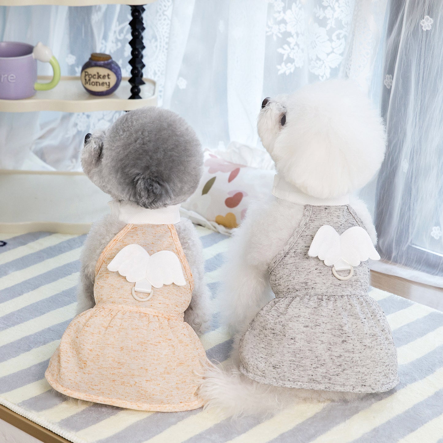 猫 犬 洋服 犬服 ペット服 大中小型犬 ペット用品 犬/猫用 犬の服 ペットウエア 小型犬 中型犬 通気 可愛い ドッグウェア トレーナー 犬 服 ワンピース サロペット ビションフリーゼ 犬猫服