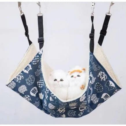 猫 ハンモック ベッド ペットベッド 洗える マット 夏 秋 冬 ゲージ キャット 小動物 大判 防水 ハンモッグ かわいい