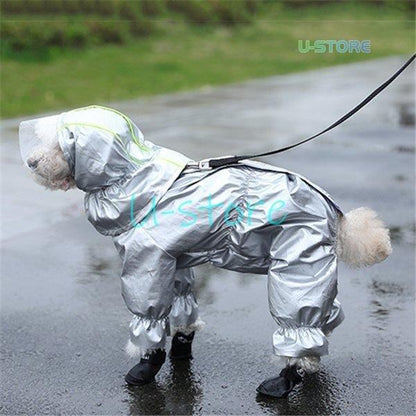 犬用 防水服 レインコート 犬服 雨具 お散歩 梅雨対策 着脱簡単 ゴールデン犬 防雨犬の服 小型犬 中型犬 犬レインコート ドッグウェア