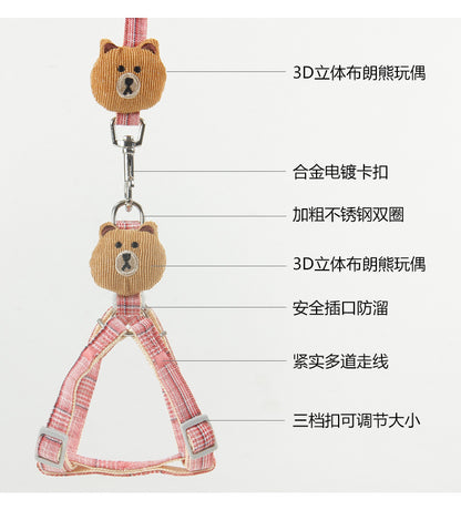 選べる福袋2025-ペット ハーネス リード ２点セット ドッグウェア 胴輪 犬用 犬服 お洒落 シンプル ペット用品