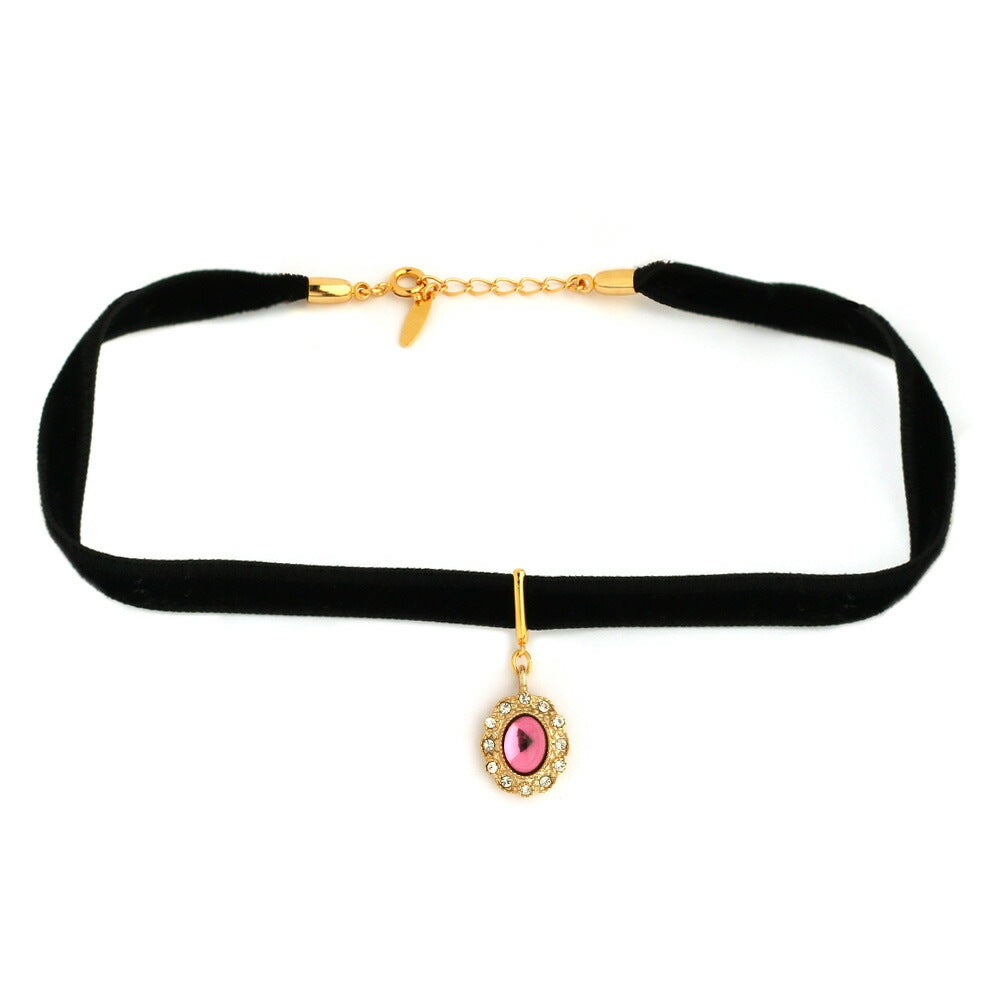 <a href="https://www.qoo10.jp/gmkt.inc/Search/brand.aspx?brandno=121124" target="_blank" class="title_brand" id="btn_brand" title="MELODY ACCESSORY">MELODY ACCESSORY</a>K18GP 送料無料 ドッグアクセサリー 犬用 ネックレス カラー ベロア 首輪 チョーカー 犬 いぬ DOG ねこ 猫 ペット シンプル 小型犬 中型犬 かわいい おしゃ