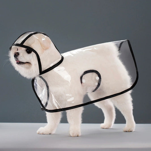 人気ペット用品犬マッキントッシュテディ中小犬新透明レインポンチョ