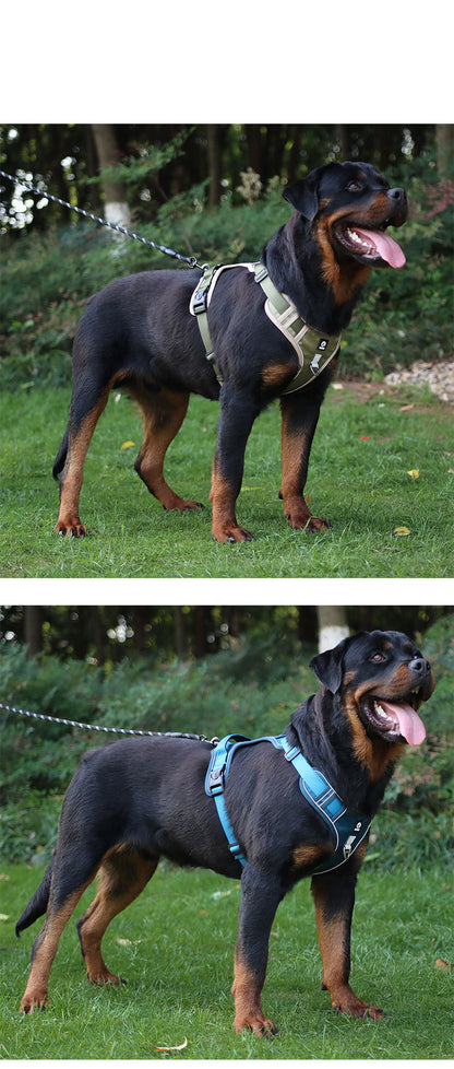 ペットリーシュ大型犬胸ベルト大型犬犬胸反引き裂き摩耗犬胸背中
