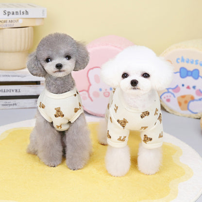 猫 犬 洋服 犬服 ペット服 大中小型犬 ペット用品 犬/猫用 犬の服 ペットウエア 小型犬 中型犬 通気 可愛い ドッグウェア トレーナー 犬 服 ワンピース サロペット ビションフリーゼ 犬猫服