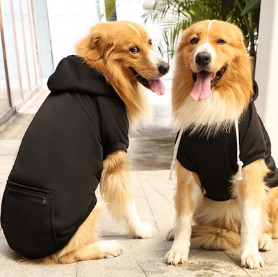 秋冬 犬 ペット服 秋冬 犬服 中型 大型犬 tシャツ 柴犬 秋田犬 中大型犬 犬洋服 コート フード付き ドッグウェア 暖かい 保温 防寒 脱毛保護 お散歩お出かけ服