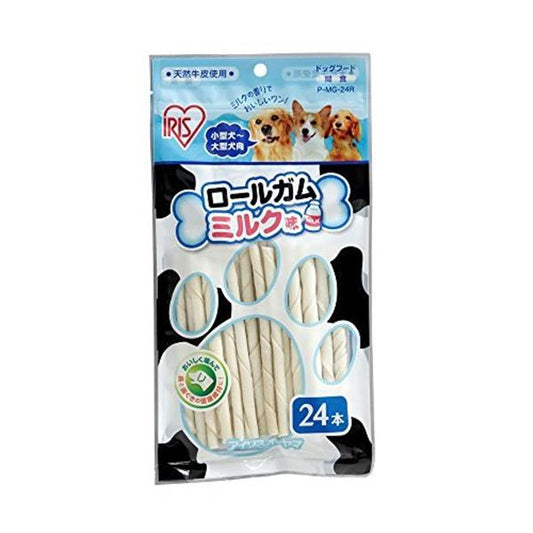 <a href="https://www.qoo10.jp/gmkt.inc/Search/brand.aspx?brandno=49458" target="_blank" class="title_brand" id="btn_brand" title="アイリスオーヤマ">アイリスオーヤマ</a>P-MG-24R [ロールガムミルク味 (24本入)]