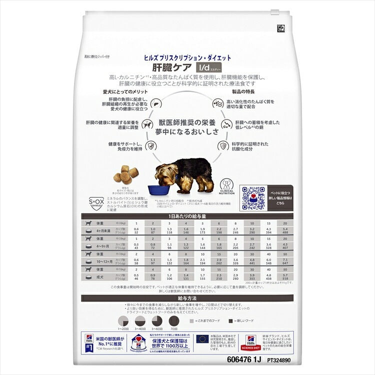 <a href="https://www.qoo10.jp/gmkt.inc/Search/brand.aspx?brandno=77777" target="_blank" class="title_brand" id="btn_brand" title="プリスクリプション・ダイエット">プリスクリプション・ダイエット</a>ドッグフード 犬用 療法食 ヒルズ l/d 3kg チキン 肝臓ケアの食事療法に ドライ 特別療法食 プリスクリプションダイエット メガ割