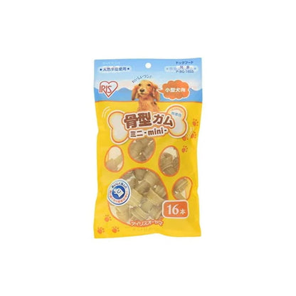 【即納】アイリスオーヤマ 犬 おやつ 骨型ガムビーフ SSサイズ 16本入