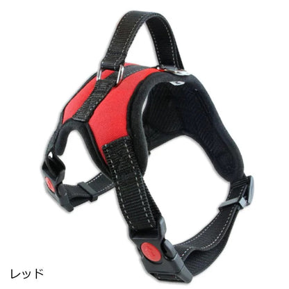 [運送免除][7月新品]2025限定SALEハーネス 犬 脱げない 中型犬 大型犬 小型犬 柴犬 ハンドル付き 胴輪 ステップ ウェア 犬用 介護用 首輪挑戦！