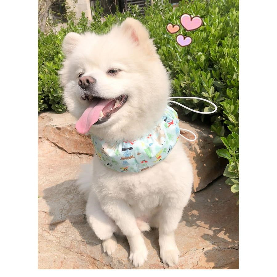 メガ割り 犬 クールネック ネッククーラー 保冷剤付き チャック付 熱中症対策 犬用 暑さ対策 ひんやり ペット 猫 小型犬 中型犬 ドッグ