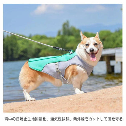 キャンペーンイテムドッグウエア クール 熱中症対策 ペット 犬服 大型犬 犬用 ひんやり ドッグウェア 小型犬用 暑さ対策 クール クール 冷感クール 接触冷感 クールウエア 着脱簡単 通気 着せや