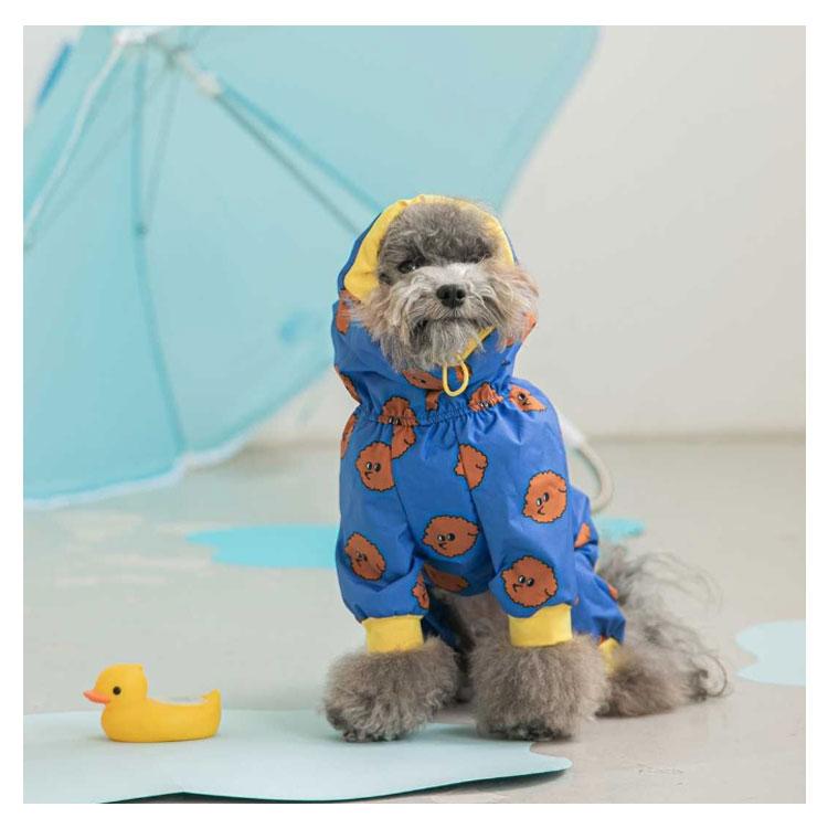 犬 レインコート 着せやすい 小型犬 中型犬 大型犬 犬用レインコート 犬服 レインウェア 韓国風 柄 ドッグウェア 撥水 防水 雨具 かっぱ