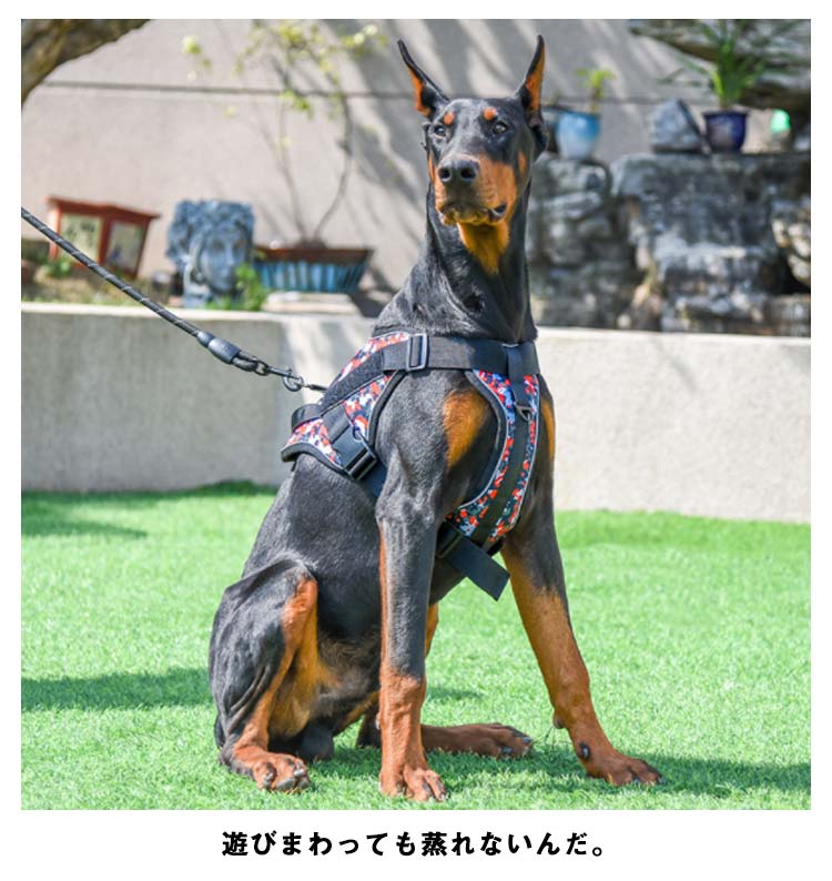 パワーハーネス 犬用 ハーネス ハンドル付 ソフト しっかり固定 超小型犬 小型犬 飛び出し防止 大型犬 胴輪 簡単装着 ハンドルハーネス 反射テープ 衝撃吸収 大型犬 中型犬 小型犬 超大型犬 中型
