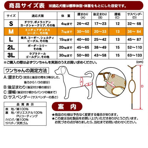 <a href="https://www.qoo10.jp/gmkt.inc/Search/brand.aspx?brandno=66334" target="_blank" class="title_brand" id="btn_brand" title="ペティオ">ペティオ</a>zuttone ずっとね 老犬介護用 おむつパンツ M ウェア 介護用品 シニア 小型犬 7kg