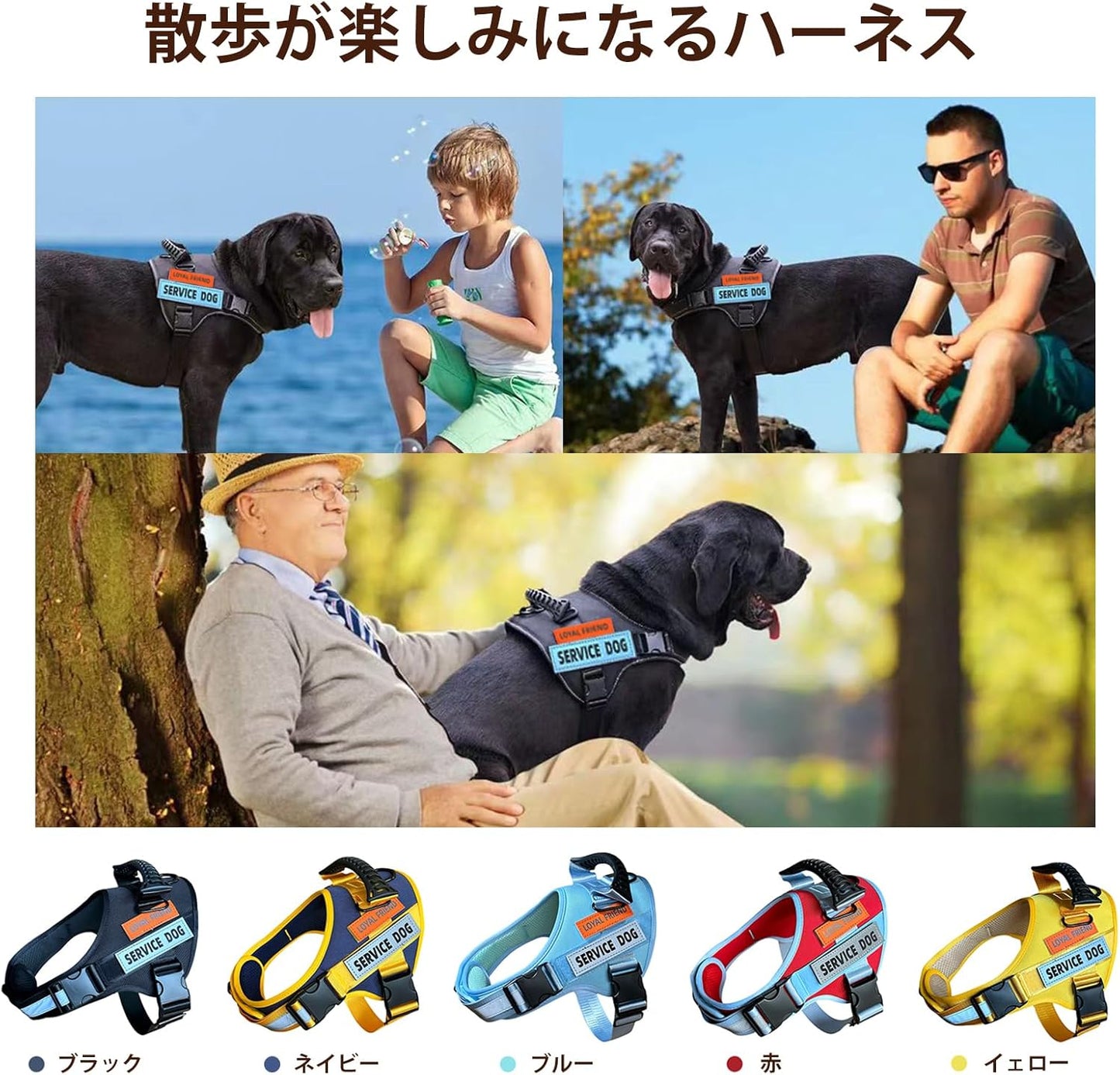 犬 ハーネス ハーネス 大型犬 中型犬 超大型犬 抜けないハーネス ハーネス 犬 イージーウォークハーネス リード 伸縮 ソフトハーネス 引っ張り防止ハーネス ハーネスベルト 後ずさり抜けないハーネス