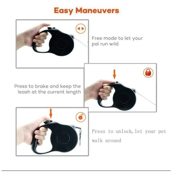 犬 リード 伸縮 ５m 猫 犬用リード ペット用リード おしゃれ 自動巻き 犬用伸縮リード 巻き取り
