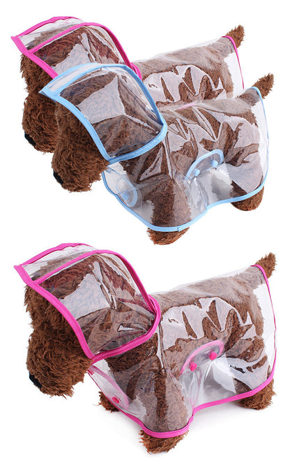 人気ペット用品 犬 マッキントッシュ 小型犬 中型犬 新品 透明 ペット マッキントッシュ