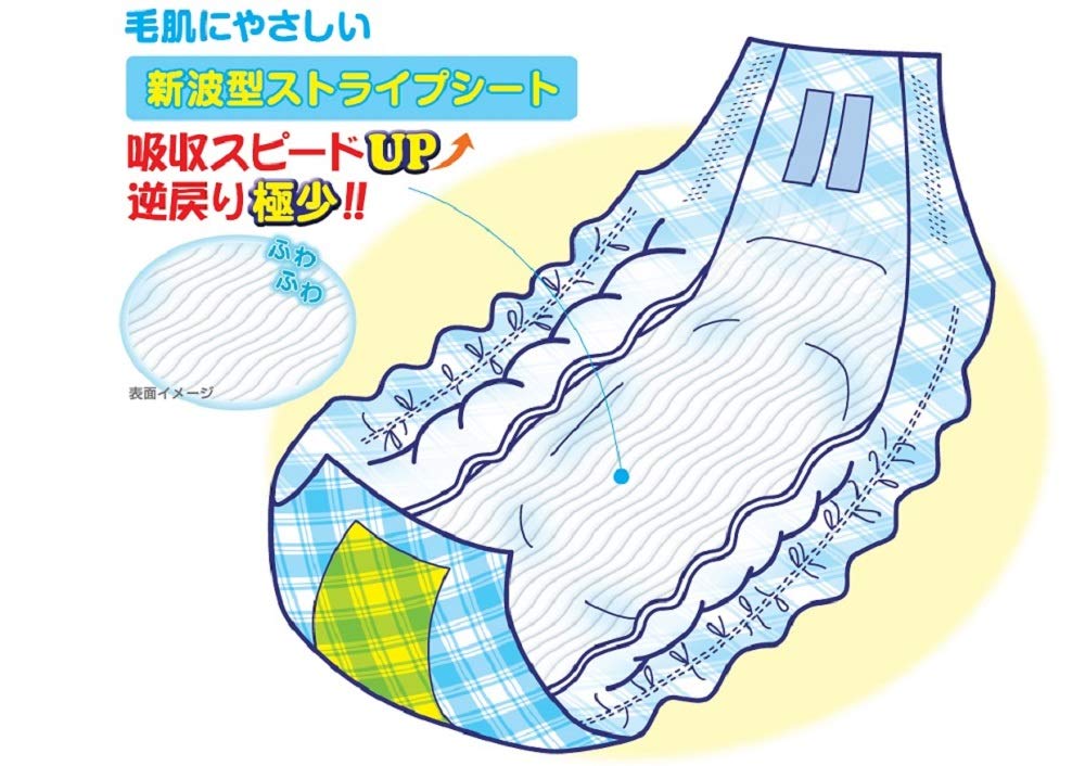 Pone P.one 通販用 男の子のためのマナーおむつ おしっこ用 ビッグパック 超小型犬 45枚入×2個 (ケース販売)