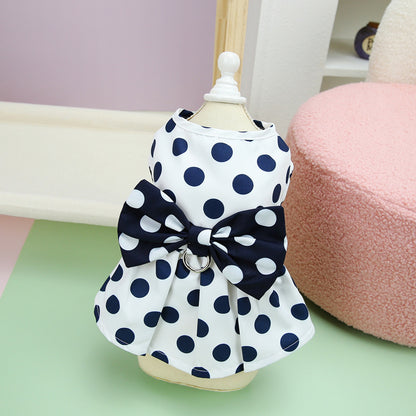 【新作犬猫服 登場】 犬服 ペット服 犬 洋服 ペット猫犬服夏薄型ペット服スカートリーシュスカート