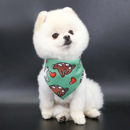 新作セール猫用 三角形 首輪 ペット用 犬用 よだれかけ スカーフ ドッグウェア ペット用品 エプロン かわいい おしゃれ 犬服 犬の服 調整可能 アクセサリー スタイ2025年