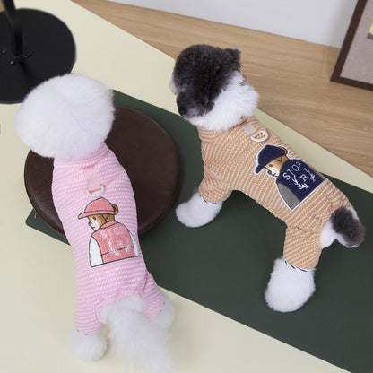 猫 犬 洋服 犬服 ペット服 大中小型犬 ペット用品 犬/猫用 犬の服 ペットウエア 小型犬 中型犬 通気 可愛い ドッグウェア トレーナー 犬 服 ワンピース サロペット ビションフリーゼ 犬猫服