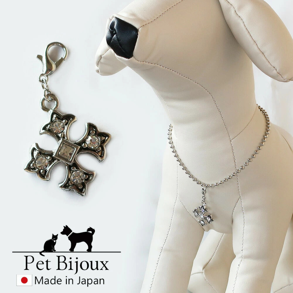 <a href="https://www.qoo10.jp/gmkt.inc/Search/brand.aspx?brandno=121124" target="_blank" class="title_brand" id="btn_brand" title="MELODY ACCESSORY">MELODY ACCESSORY</a>送料無料 ペットアクセサリー 犬用 ネックレス 十字架 クロス ドッグアクセサリー 首輪 チョーカー 犬 猫 ペット 小型犬 中型犬 かわいい おしゃれ トイプードル チワ