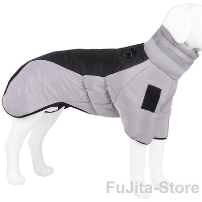 ペット服 犬服 ドッグウェア ダウンジャケット 大型犬防寒 秋冬 ワンちゃん服 大型犬 保温 防水 犬のコート 中綿ジャケット 裏起毛 二つ足 冬 暖かい服 愛犬用