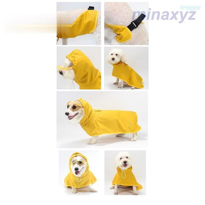 犬 レインコート 小型犬 中型犬 大型犬 レインポンチョ レインウェア ポンチョ 犬の服 カッパ 犬服 雨 防水 通気 防風 犬用 雨具 お散歩 レイングッズ