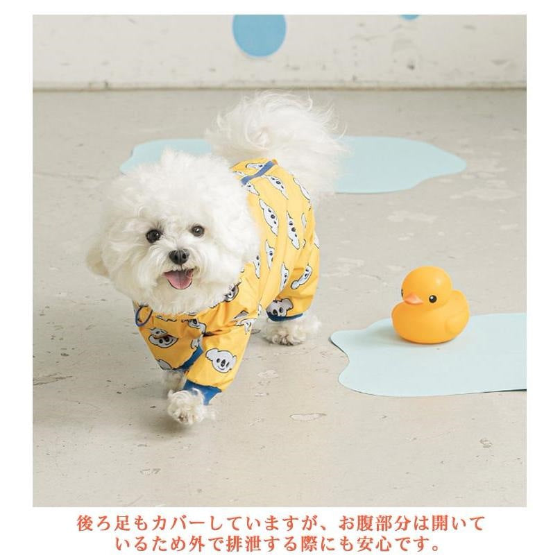 犬 レインコート 着せやすい 小型犬 中型犬 大型犬 犬用レインコート 犬服 レインウェア 韓国風 柄 ドッグウェア 撥水 防水 雨具 かっぱ