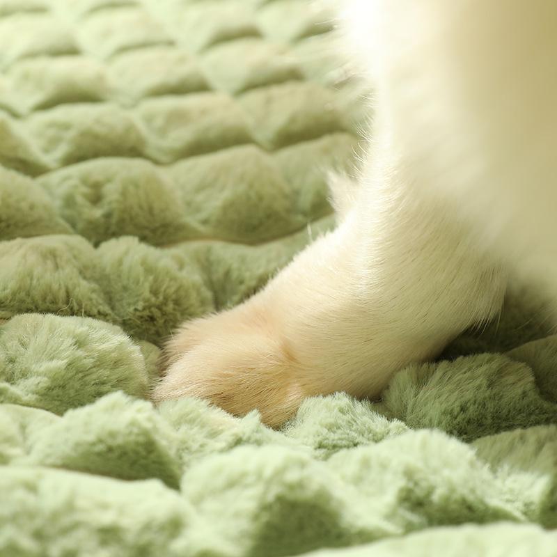 ペットベッド 犬ベッド 猫ベッド ペットマット 犬猫兼用 ふわふわ もふもふ ベッド ペット用品 暖かい 滑り止め 大型犬 小型犬