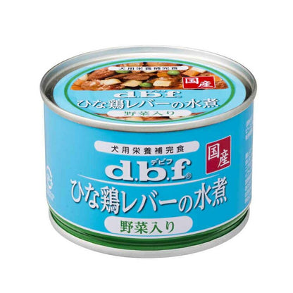ひな鶏レバーの水煮 野菜入り 150g×24 デビフペット