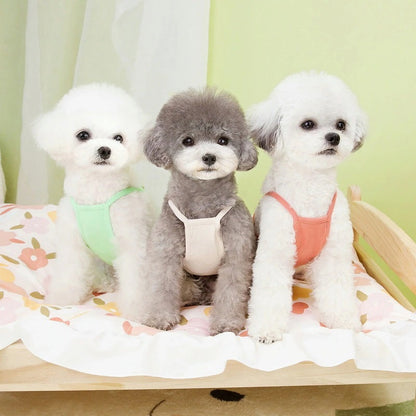 [犬 服]犬 洋服 ins人気商品 ペットの服小型犬新しい猫ベスト犬服夏薄いサスペンダー