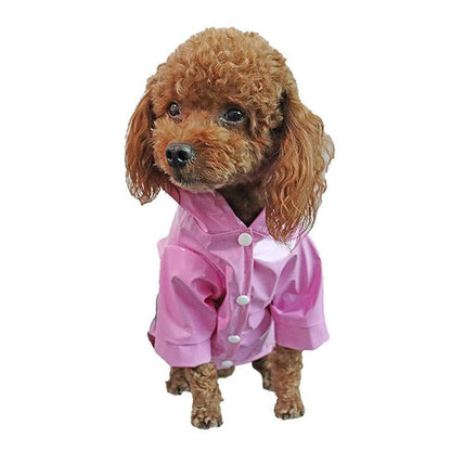 犬 レインコート レインウェア 小型犬 中型犬 子犬 ドッグウェア 夜間反射 雨具 人気沸騰 カッパ 犬服 フード付き 透明 雨の日 防水 梅雨対策 リング付き