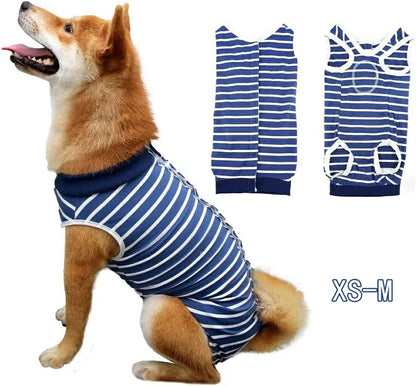 特売セールり術後服 犬用 服 術後ウェア 保護服 ボタンタイプ 犬介護服 不妊手術 オス去勢 傷口保護 皮膚保護 避妊 傷舐め防止 雄雌兼用 小型犬 中型犬 (XS-M)り術後服 犬用