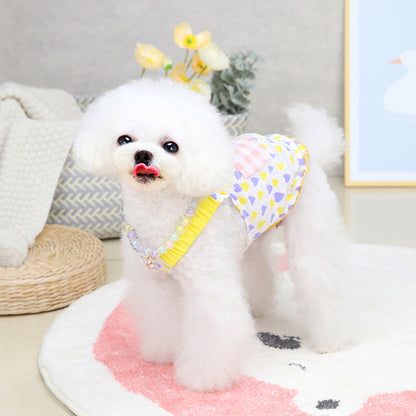猫 犬 洋服 犬服 ペット服 大中小型犬 ペット用品 犬/猫用 犬の服 ペットウエア 小型犬 中型犬 通気 可愛い ドッグウェア トレーナー 犬 服 ワンピース サロペット ビションフリーゼ 犬猫服