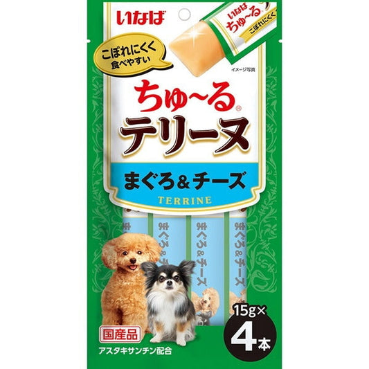 いなばペットフード">いなばペットフード</a>ちゅ～るテリーヌ まぐろ&チーズ 15g×4本
