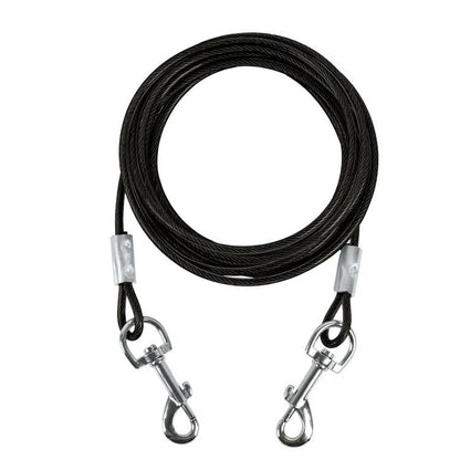 お手頃価格犬用リード 切れないリード チューブ 錆びにくく 大型犬 ドッグリード ステンレス 中型犬 犬の散歩 ワイヤー入り 切れないリード ワイヤーリード 切れないリード ロングリード 10M 5M