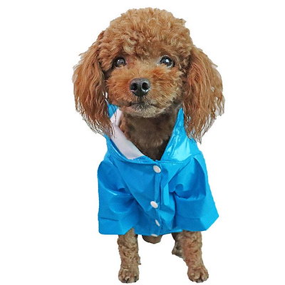 犬 レインコート レインウェア 小型犬 中型犬 子犬 ドッグウェア 夜間反射 雨具 人気沸騰 カッパ 犬服 フード付き 透明 雨の日 防水 梅雨対策 リング付き