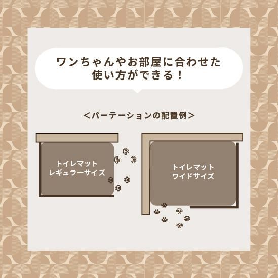 <a href="https://www.qoo10.jp/gmkt.inc/Search/brand.aspx?brandno=14071" target="_blank" class="title_brand" id="btn_brand" title="ハリオ">ハリオ</a>【公式ショップ】HARIO ワンコトイレマットパーテーションL　HARIO ハリオ 公式 ペット しつけグッズ 犬用トイレ はみ出し しつけ